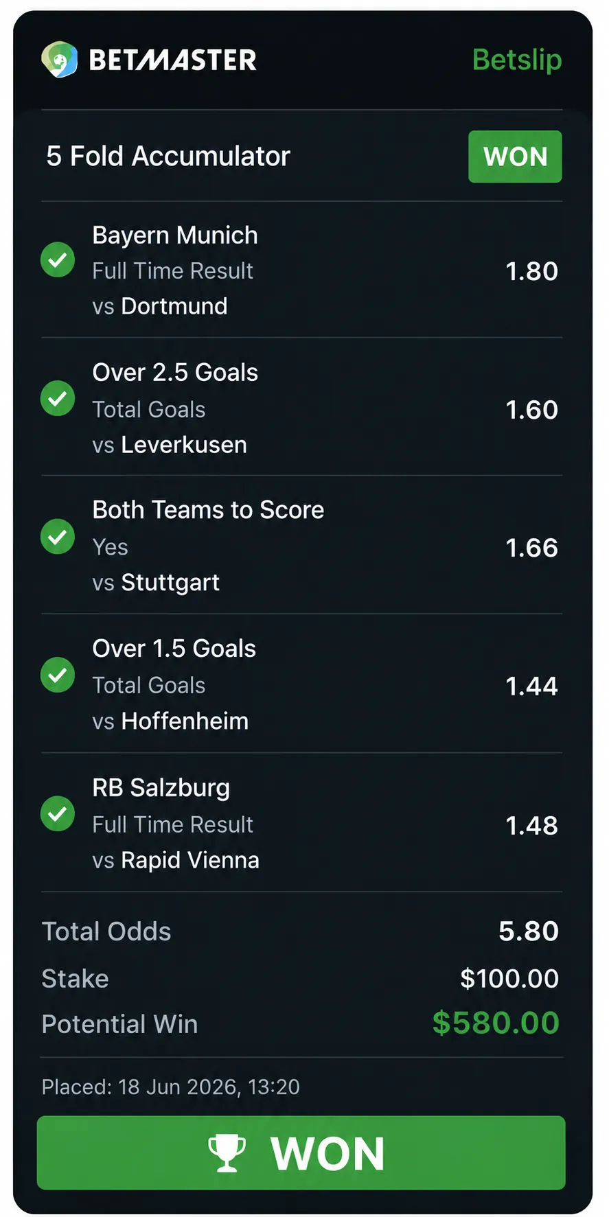 Bayern Munich vs Dortmund